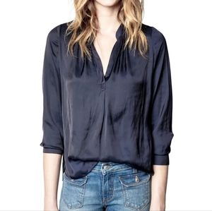 Banana Republic Collared V-Neck Blouse